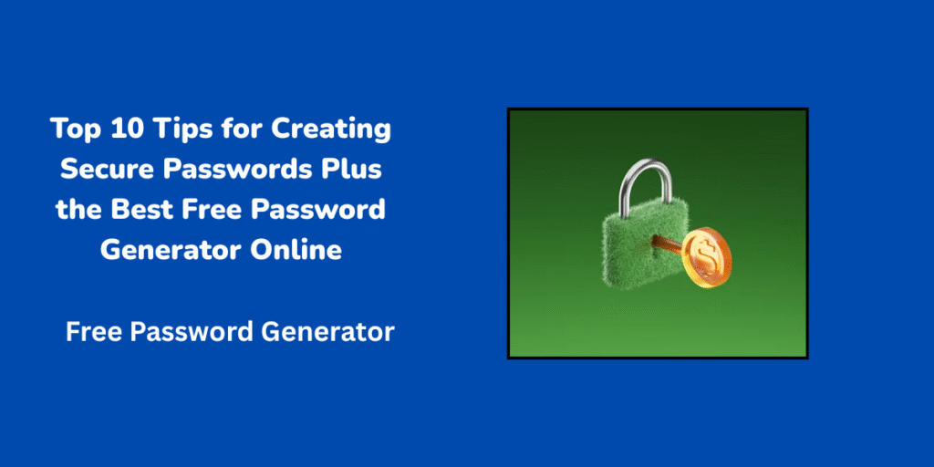 Top 10 Tips for Creating Secure Passwords Plus the Best Free Password Generator Online