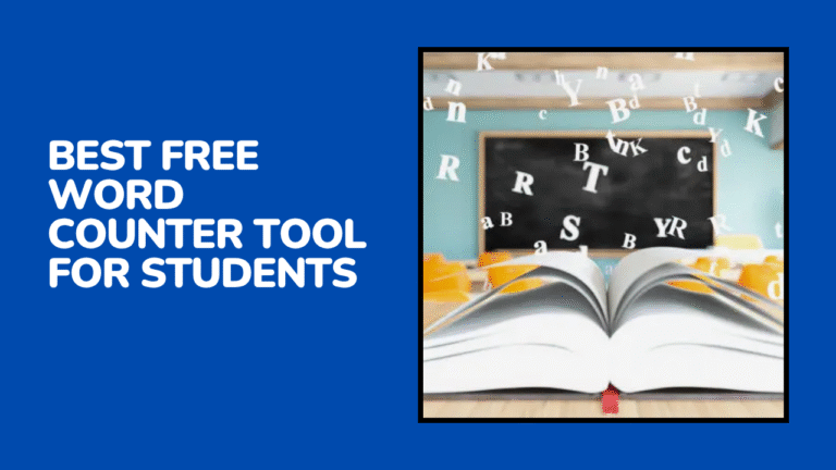 An online free word counter tool for students