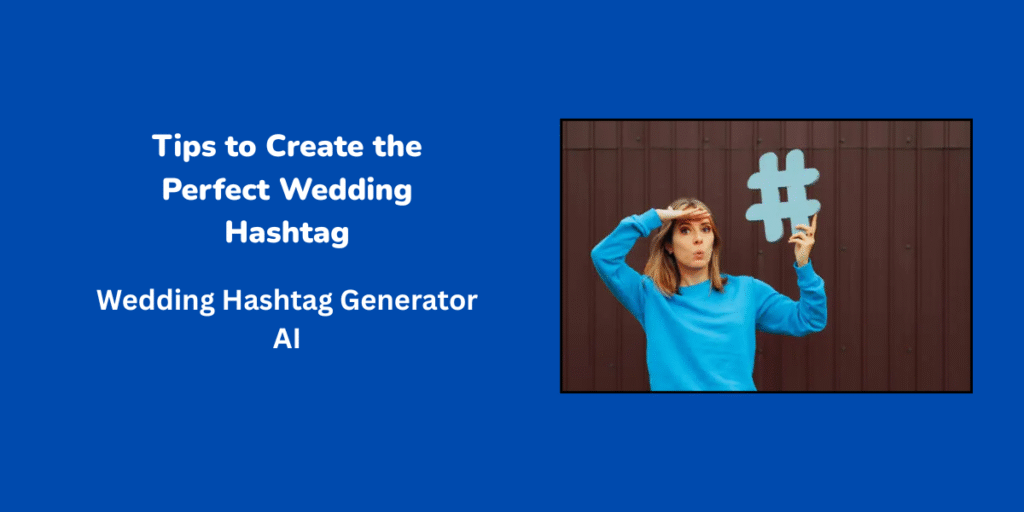 Tips to Create the Perfect Wedding Hashtag